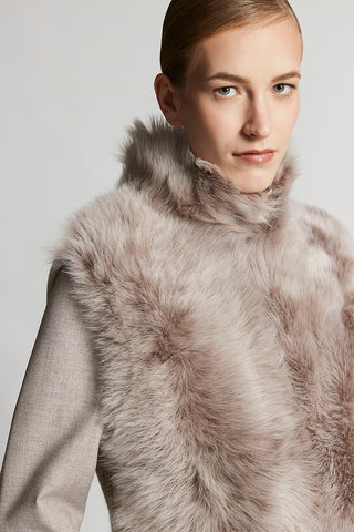 Shearling vest