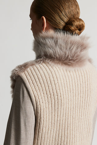 Shearling vest