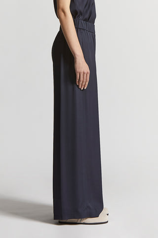 Viscose satin trousers