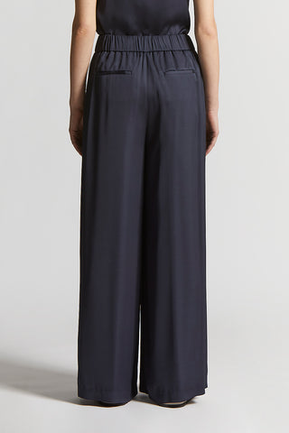 Viscose satin trousers
