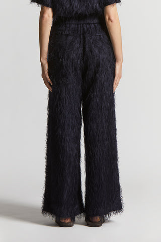 Lightweight viscose fil coupé trousers