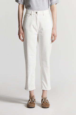 Stretch cotton twill jeans