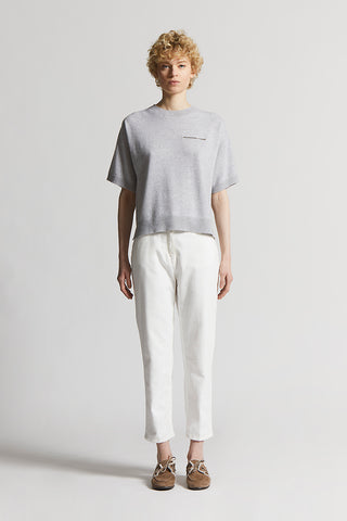 Stretch cotton twill jeans