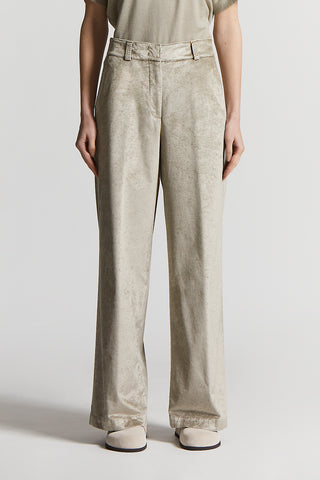 Delavé cotton/viscose needlecord trousers