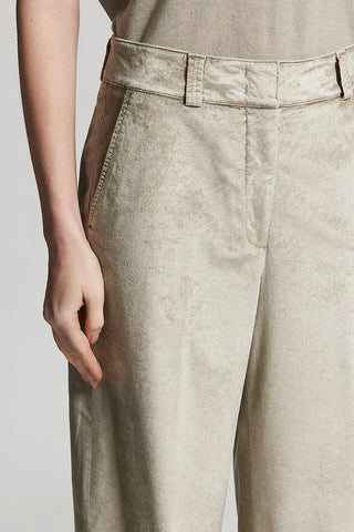 Delavé cotton/viscose needlecord trousers