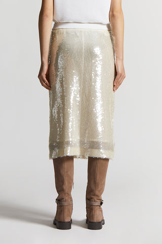 Sequinned skirt