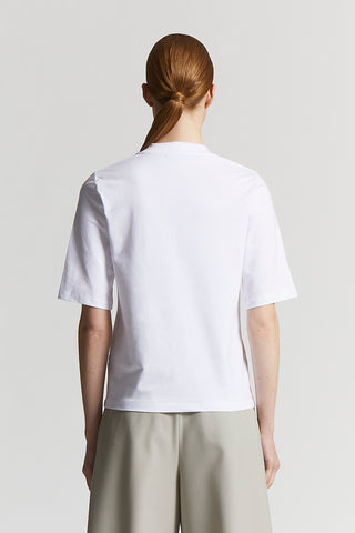 Stretch cotton jersey T-shirt