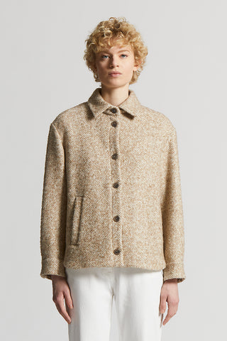 Alpaca wool bouclé jacket