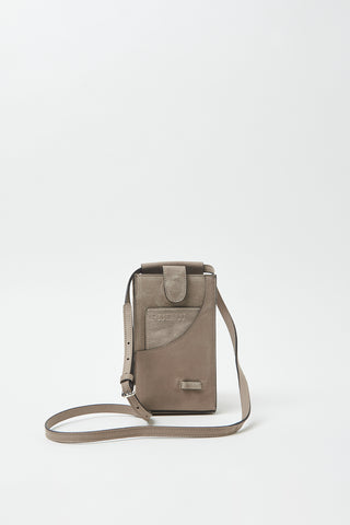 Genuine leather mobile phone bag