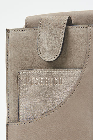 Genuine leather mobile phone bag