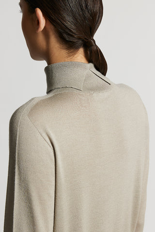 Cashmere and silk turtleneck sweater