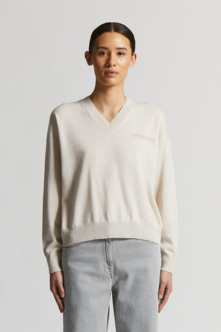 Cashmere, silk, wool sweater