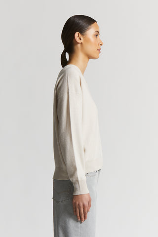 Cashmere, silk, wool sweater