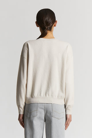 Cashmere, silk, wool sweater