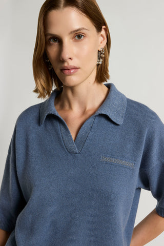 Cashmere, silk, wool sweater
