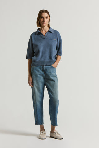 Cashmere, silk, wool sweater