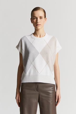 Cashmere, silk, wool sweater