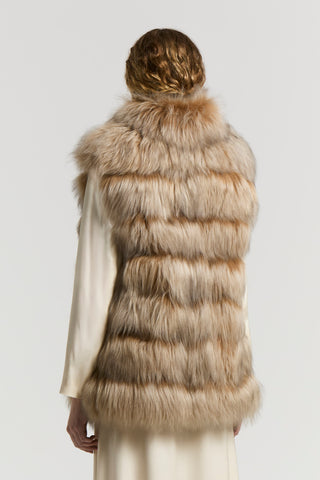 Shearling vest