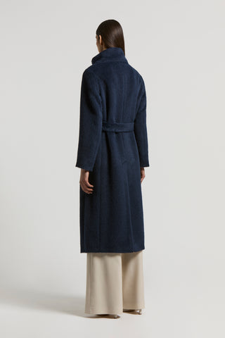 Baby alpaca and wool cloth coat