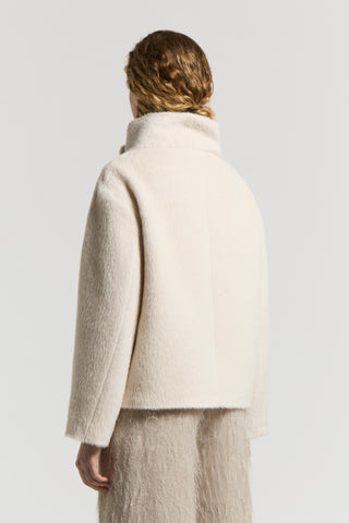 Alpaca and wool cloth coat