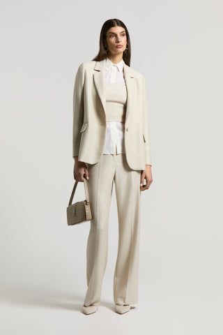 Silk-blend organdy shirt