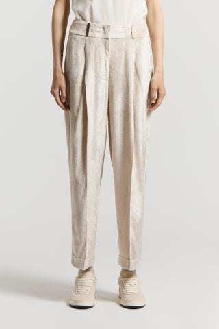 Fluid 400-line viscose corduroy trousers