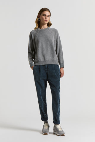 800-line cotton corduroy trousers