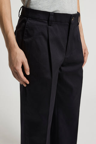 Heavy cotton stretch twill trousers