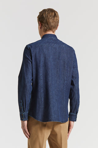 Western denim shirt