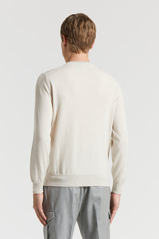Extra-fine merino wool and cashmere sweater