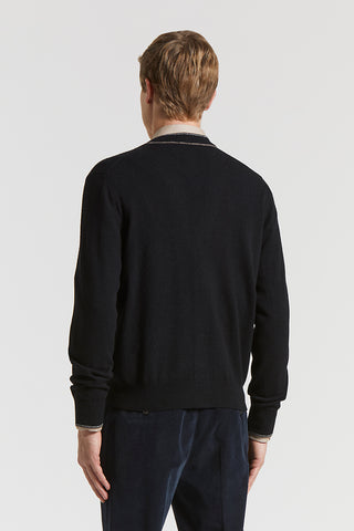 Cashmere and wool cardigan