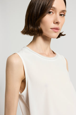 Silk crepe de chine top