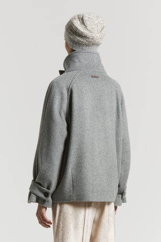 Double wool cloth coat