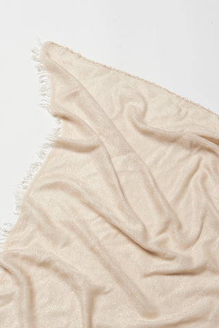 Ombre striped cape with lurex and sequins