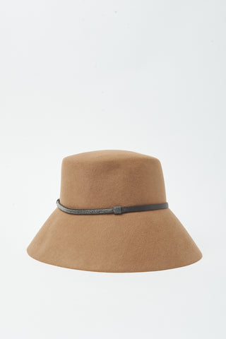 Wool felt bucket hat