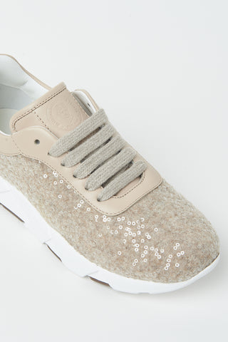 Multi-material sneakers