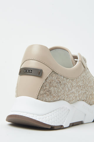 Multi-material sneakers