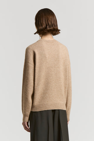 Lurex, cashmere, silk and wool sweater