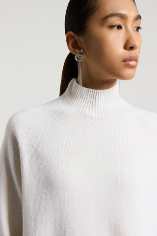 Cashmere, silk and wool turtleneck sweater