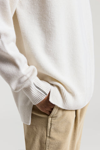 Cashmere, silk and wool turtleneck sweater