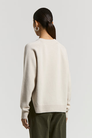 Cashmere, silk and wool sweater