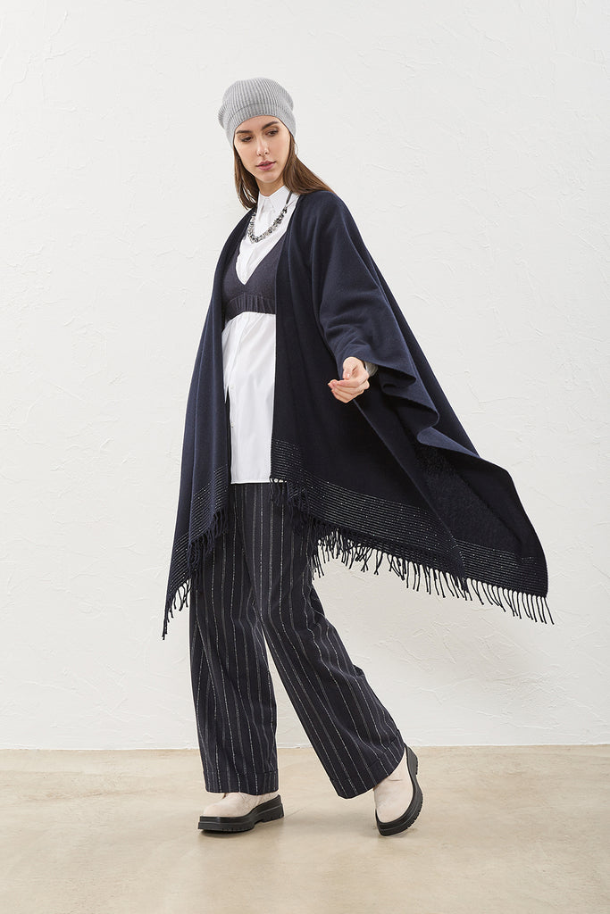 Oversize shirt in cotton popeline  