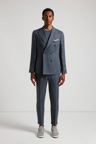 Ermenegildo Zegna double-breasted linen blazer