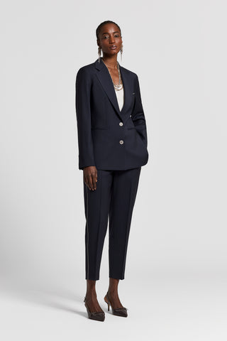 Single-breasted Loro Piana merino wool blazer