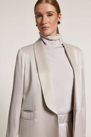 Blazer monopetto in viscosa