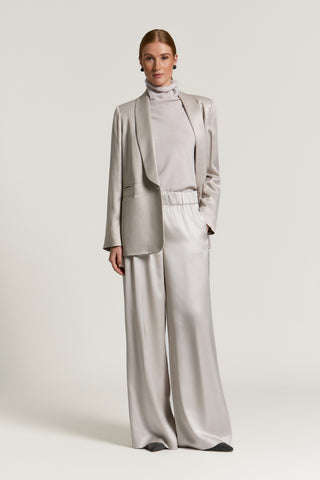 Blazer monopetto in viscosa