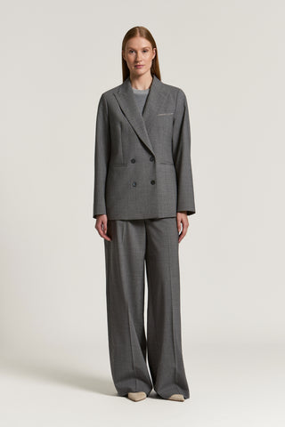 Blazer doppiopetto in lana bistretch
