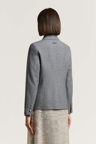 Blazer doppiopetto in lana viscosa