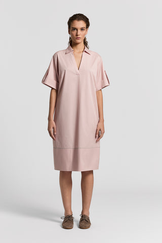 Sail-hand cotton midi dress