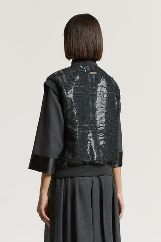 Sequined vest